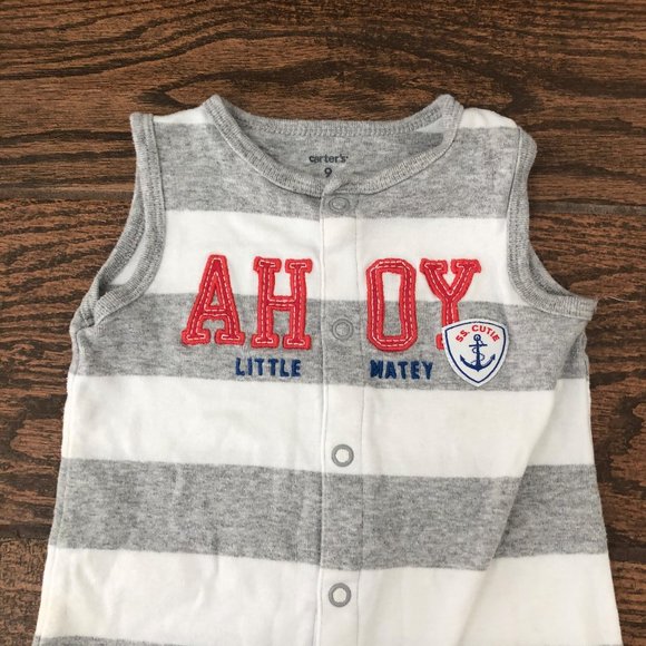 Carter's Boy Romper 9M - Picture 2 of 4